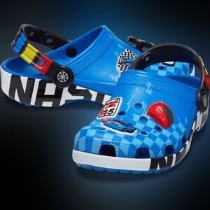 NEW Crocs Nascar size J4